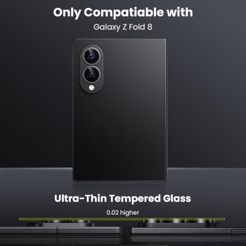 for Z Fold 8 Camera Lens Protector Case Cover (Clear / Galaxy Z Fold 8)