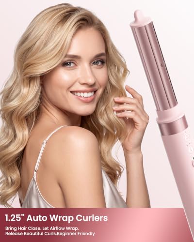 5 in 1 Hot Air Styler Wrap for Fast Drying (Pink)