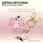 x Sanrio Keychain Case Compatible with Apple AirTag (Latte Bears - My Mel Ody)