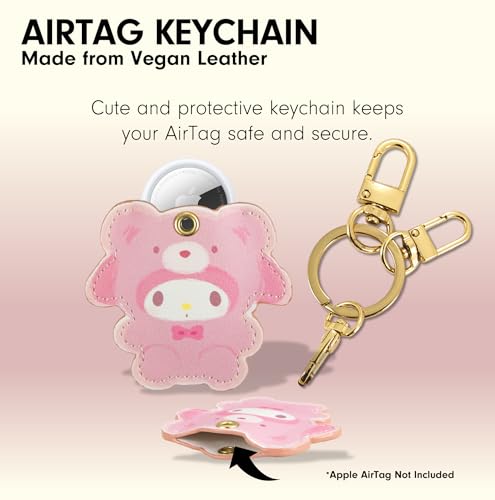 x Sanrio Keychain Case Compatible with Apple AirTag (Latte Bears - My Mel Ody)