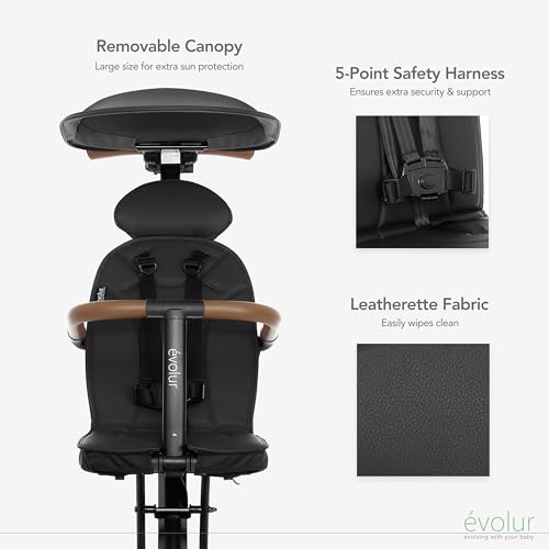Cruise Rider Stroller with Canopy (Noir Black)