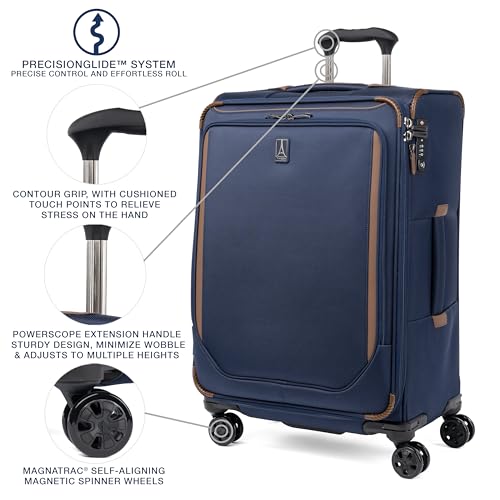 Crew Classic Softside Checked Luggage (Patriot Blue / Checked Medium)
