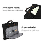 Suit Garment Bag for Travel (Black Brown)