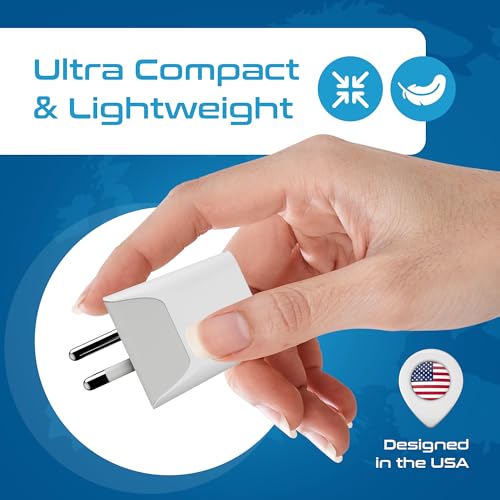Thailand Travel Plug Adapter (Gray white)