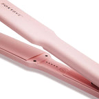 FoxyBae Sleek & Slay 1.75" Wide Plate Ceramic Flat Iron - Blush - Hair Straightener - Portable Professional Hot Tools - Healthy Hair Guaranteed - Dual Voltage - [146W]