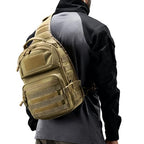 15L Tactical Sling Bag for Men (Tan)