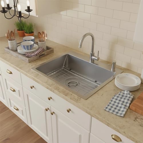 Drop in Kitchen Sink 33"x22" Single Bowl (33" x 22")