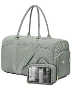 Women Weekender Travel Duffle Bag (04-Sage Green / Large)
