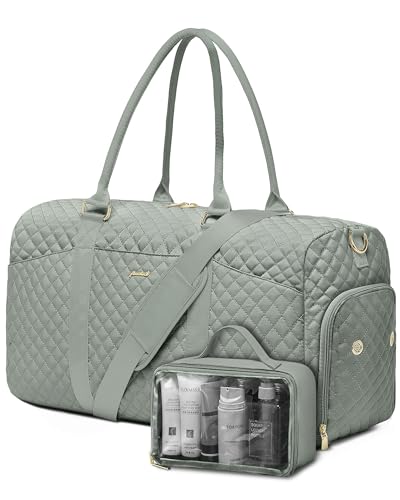 Women Weekender Travel Duffle Bag (04-Sage Green / Large)