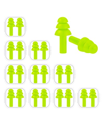 10 Pairs Noise Cancelling Ear Plugs (10 Pairs)