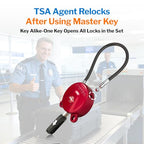 TSA Approved Luggage Locks Ultra (4 Colors 4 Locks)