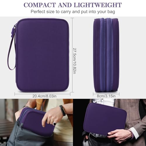 Electronic Organizer (10.8 x 8 x 3.15 inches / Purple)