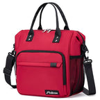 Red Lunch Box for Women for Work Insulated Lunch Bag for Female Adult (Large / A12: Red)