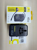 45W European Travel Plug Adapter (45W / Black)