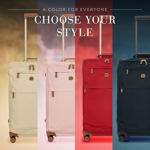 X Bag Large Spinner with Frame (Navy / Checked-Medium)