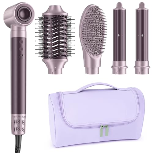 Dual Voltage Hair Dryer Brush (Purple（dual Voltage）)