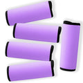 Neoprene Luggage Handle Wraps for Suitcases Bright Color Luggage Tags (Violet)