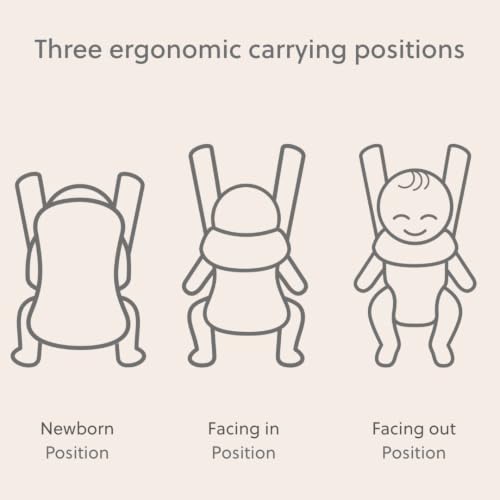 Baby Carrier Mini (3D jersey / Charcoal gray)