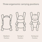Baby Carrier Mini (3D jersey / Charcoal gray)