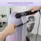Carbon Pin Tail Comb Set (5 Pcs)