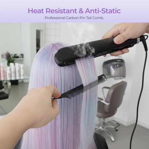 Carbon Pin Tail Comb Set (5 Pcs)