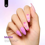 Beetles Purple Gel Nail Polish (J - Creme Purple | Purple Garden Stroll)