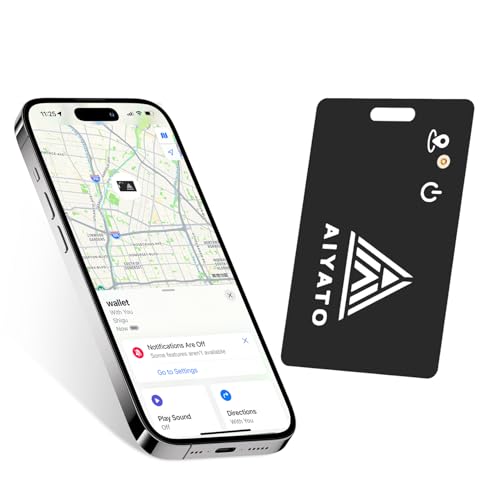 Wallet Tracker Card (Black)
