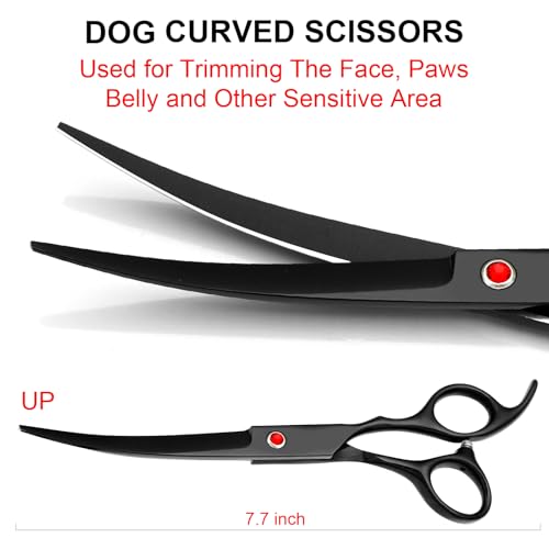 Dog Grooming Kit (Black / 5 Piece)