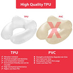 Inflatable Travel Neck Pillow (Vintage Red)