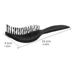 Guojiang Curved Vented Detangling Hair Brush Barber Hairdressing Fast Drying Detangling Curved Vent Brush