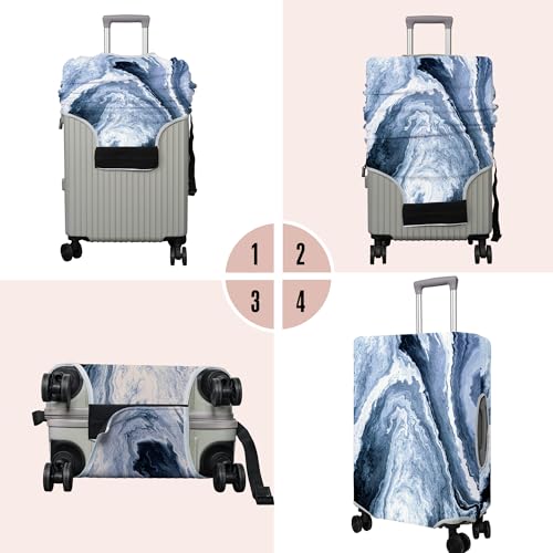 Travel Luggage Cover Suitcase Protector Fits 18 (Travel-10 / L(25-28in))