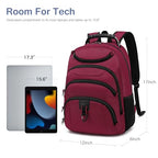 Laptop Backpack for men (15.6 / Russet Red)