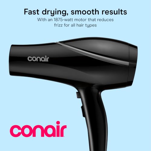 Hair Dryer with Concentrator Attachment (1 Count (Pack of 1))