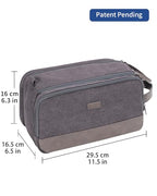 Travel Toiletry Bag for Men (L, Grey / Large)