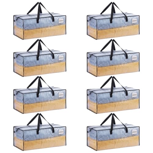 Heavy Duty Moving Bags (Clear / 8 Pack)