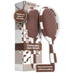 Hair Brush Detangler (Chocolate Checkered)