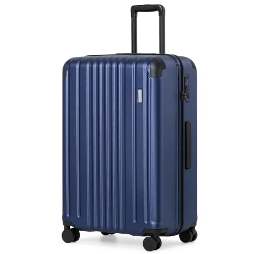Luggage Lightweight and Durable Hardshell (Navy Blue2.0 / L(28in))