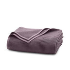Waffle Bed Blanket (Plum / King/California King)