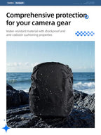 20L Camera Backpack for DSLR (Black / 20L)
