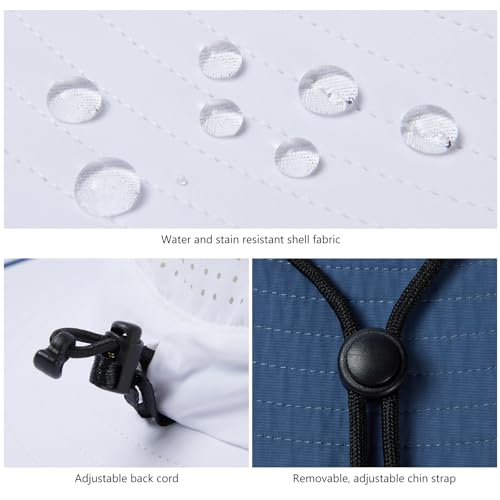 UPF 50+ Foldable Brim Water (Medium / White)