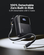 Laptop Power Bank (Metallic Black / Mini Size)
