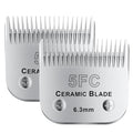 5FC# Detachable Pet Dog Grooming Clipper Ceramic Blade (Silvery-8)