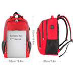 Laptop Backpack for Men (Large / Red)