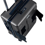 Patented Connecting Hard Shell 3 Piece Luggage Set (Black / 3-Piece Set)