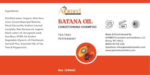 Batana oil & Sea Moss Hair shampoo and Conditioner Set