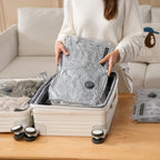Vacuum Bags for Clothing Travel with Rechargeable Air Pump (15 Combo+Pump)