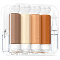 Travel Bottles for Toiletries 3oz (17Pack / Apricot)