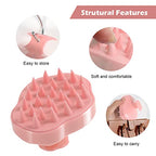 Hair Scalp Massager Shampoo Brush (Salmon Pink)