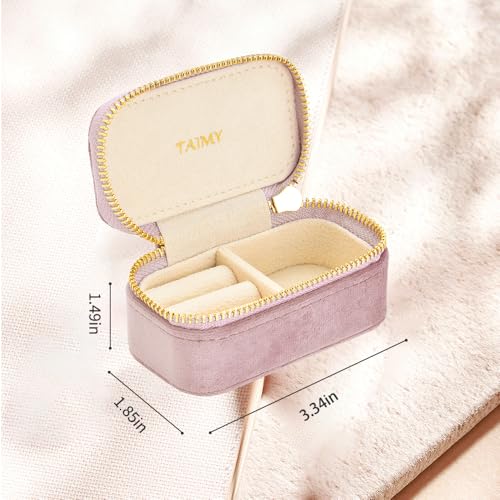 Small Travel Jewelry Case (Mini-Pink / Small Rectangle)