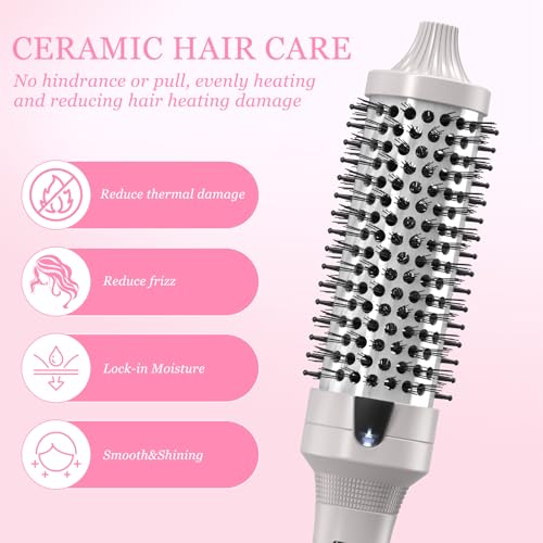 1.5 Inch Thermal Round Brush for Blowout Style (Silver / 1.5 Inch)